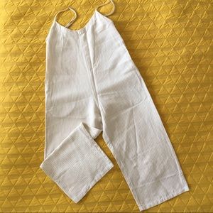 Ali Golden Wide Leg Jumpsuit